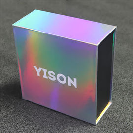 Luxury Hologram Printing Gift Boxes / Custom Holographic Packaging Box