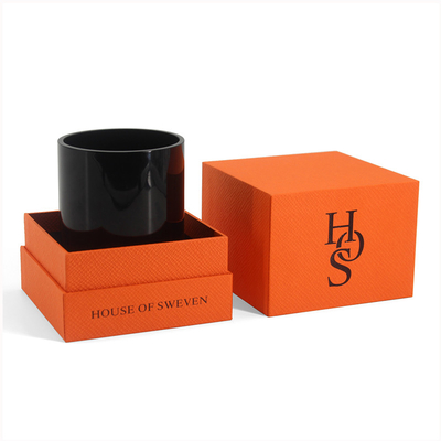 Luxury Candle Jars With Lid And Boxes Paper Scented Candle Gift Box With Private Labels