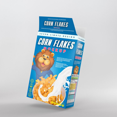 Food Product Paper Box Manufacturers Eco Friendly Custom Cereal Box Packaging