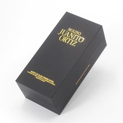 Custom Logo Printing Luxury Cardboard Olive Oil Bottle Box Packaging