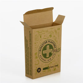 Kraft Paper Pharmaceutical Packaging Box Eco Friendly Custom Design