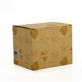 Brown Double Wall Cardboard Boxes For Shipping , Corrugated Cardboard Boxes