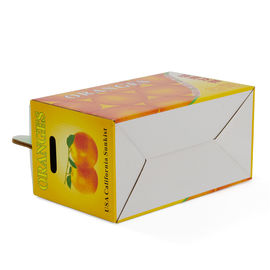 Die Cut Corrugated Cardboard Fruit Packing Boxes , recycled Fruit Shipping Boxes