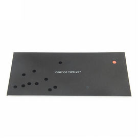 Black Color Custom Paper Card Envelopes Printing With String Closure