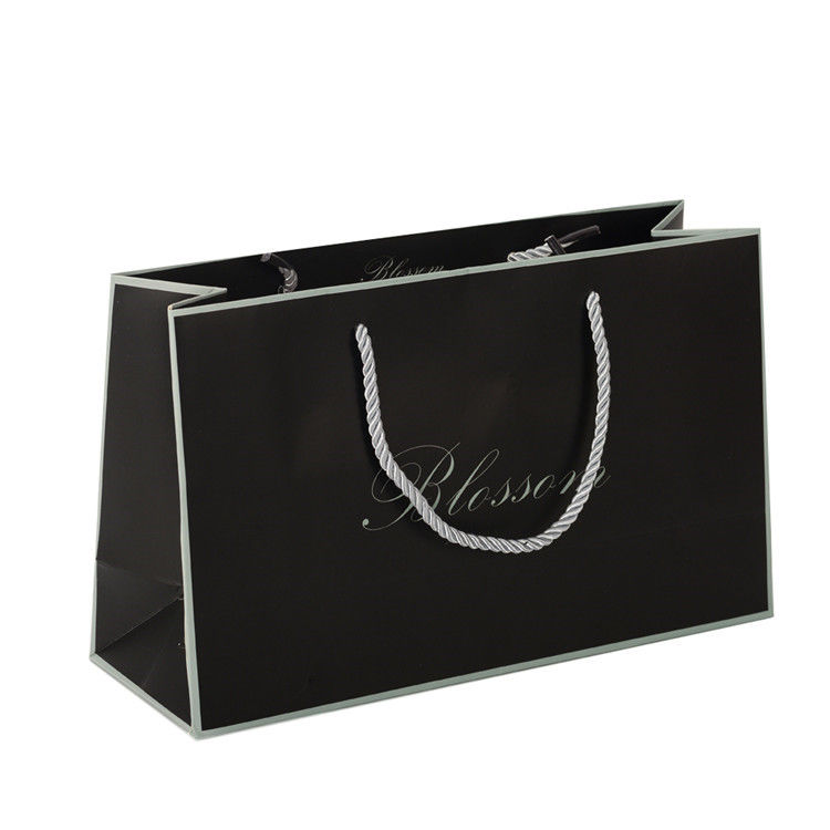 Custom Design Printed Retail Paper Bags with Handles For Seusable Shopping